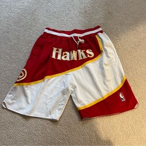 Just Don Atlanta Hawks Basketball Shorts
